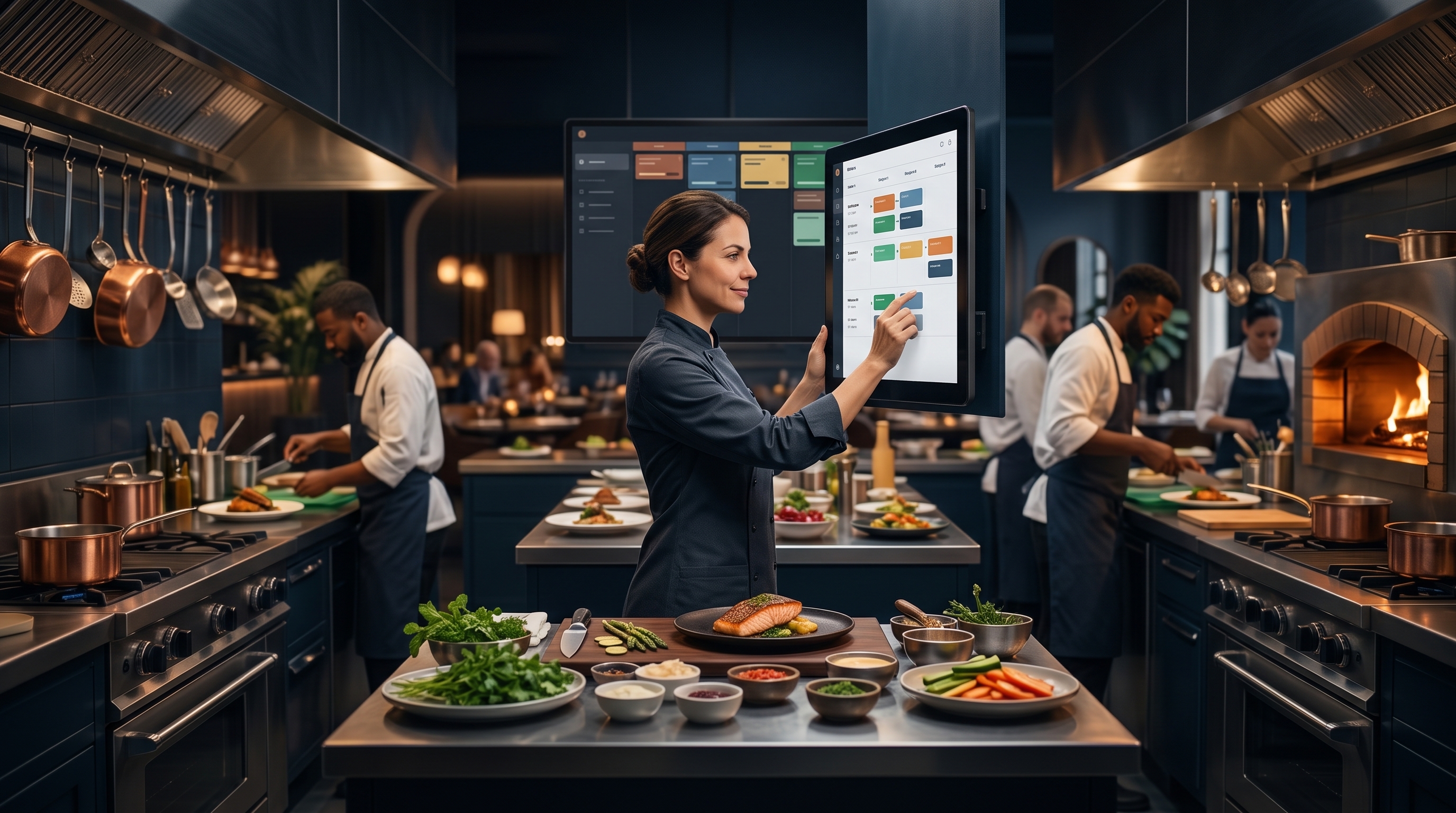 Panel optimizado para cocina y caja